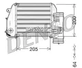 Chladi vzduchu intercooler DENSO ‐ DEN DIT02024