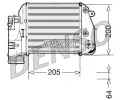 Chladi vzduchu intercooler DENSO ‐ DEN DIT02025