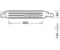 Chladi vzduchu intercooler DENSO ‐ DEN DIT02036