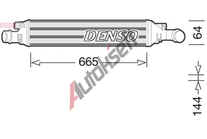 DENSO Chladi vzduchu intercooler DEN DIT02036, DIT02036