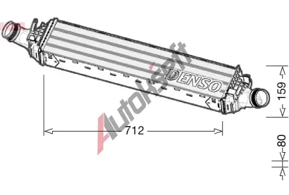 DENSO Chladi vzduchu intercooler DEN DIT02038, DIT02038