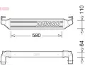 Chladi vzduchu intercooler DENSO ‐ DEN DIT06001
