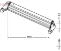Chladi vzduchu intercooler DENSO ‐ DEN DIT06010