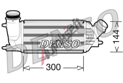 DENSO Chladi vzduchu intercooler DEN DIT07001, DIT07001