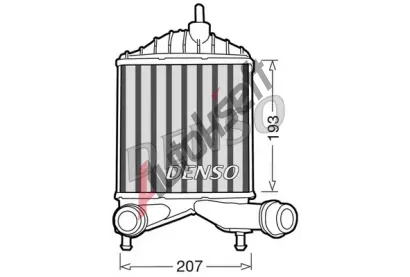 DENSO Chladi vzduchu intercooler DEN DIT09101, DIT09101