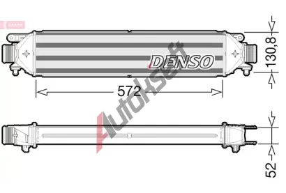 DENSO Chladi vzduchu intercooler DEN DIT09103, DIT09103