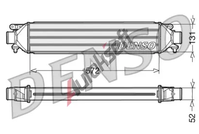 DENSO Chladi vzduchu intercooler DEN DIT09107, DIT09107