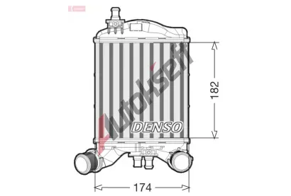 DENSO Chladi vzduchu intercooler DEN DIT09112, DIT09112