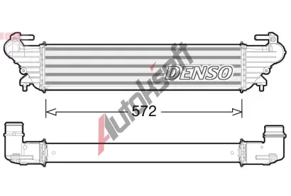 DENSO Chladič vzduchu intercooler DEN DIT09114, DIT09114 DENSO Chladič vzduchu intercooler DEN DIT09114, DIT09114