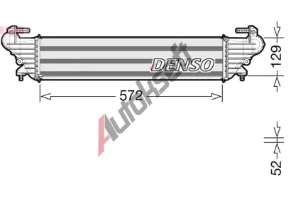 DENSO Chladi� vzduchu intercooler DEN DIT09121, DIT09121