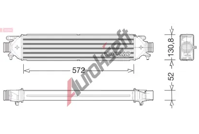 DENSO Chladi� vzduchu intercooler DEN DIT09122, DIT09122