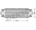 Chladi� vzduchu intercooler&nbsp;DENSO&nbsp;&dash;&nbsp;DEN DIT12002
