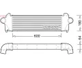 Chladi vzduchu intercooler DENSO ‐ DEN DIT12005