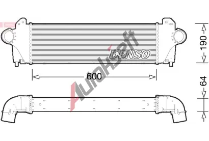 DENSO Chladi vzduchu intercooler DEN DIT12005, DIT12005