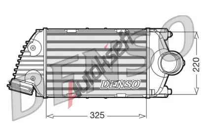DENSO Chladi vzduchu intercooler DEN DIT28016, DIT28016