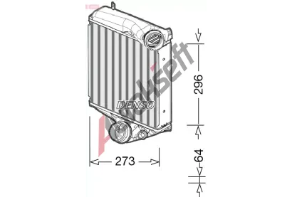 DENSO Chladi vzduchu intercooler DEN DIT28022, DIT28022