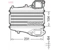Chladi vzduchu intercooler DENSO ‐ DEN DIT40001
