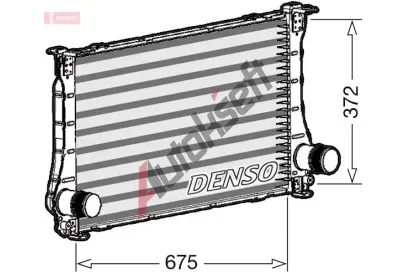 DENSO Chladi vzduchu intercooler DEN DIT50011, DIT50011