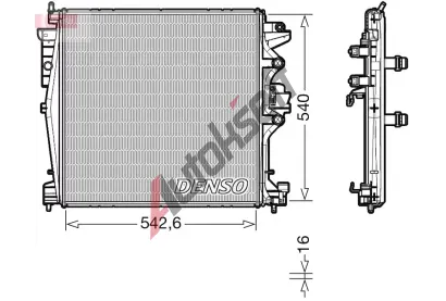 DENSO Chladi vody DEN DRM01004, DRM01004