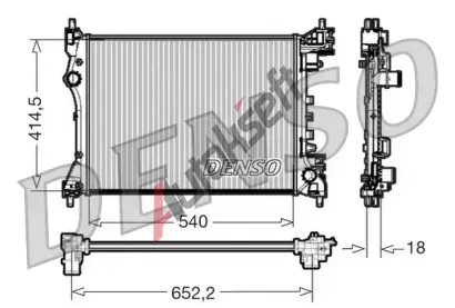 DENSO Chladi vody DEN DRM01005, DRM01005