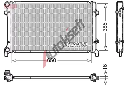 DENSO Chladi vody DEN DRM02014, DRM02014
