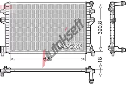 DENSO Chladi vody DEN DRM02018, DRM02018