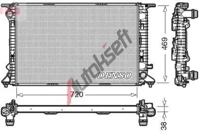 DENSO Chladi vody DEN DRM02024, DRM02024