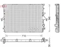 Chladi vody DENSO ‐ DEN DRM02026