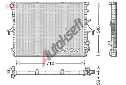 DENSO Chladi vody DEN DRM02026, DRM02026