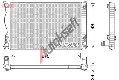 DENSO Chladi vody DEN DRM02028, DRM02028
