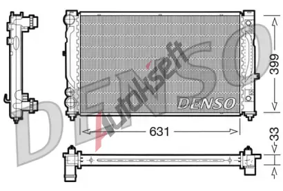 DENSO Chladi vody DEN DRM02030, DRM02030