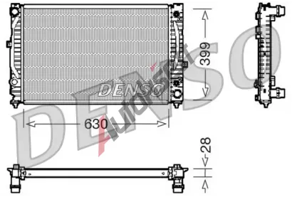 DENSO Chladi vody DEN DRM02031, DRM02031