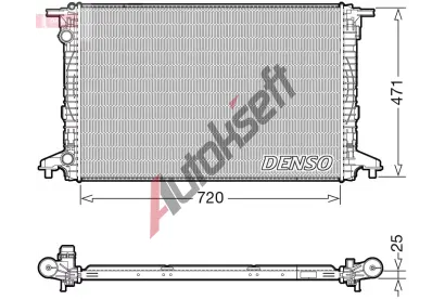 DENSO Chladi vody DEN DRM02043, DRM02043