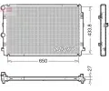 Chladi vody DENSO ‐ DEN DRM02044