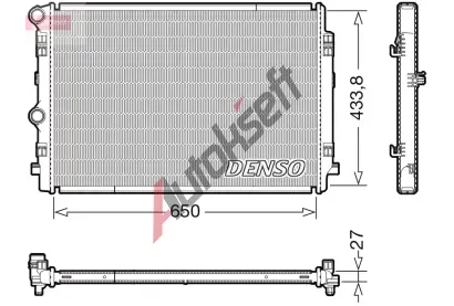 DENSO Chladi vody DEN DRM02044, DRM02044