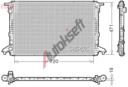 DENSO Chladi vody DEN DRM02049, DRM02049
