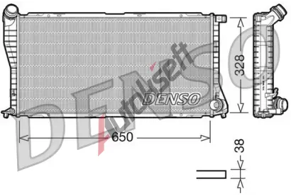 DENSO Chladi vody DEN DRM05002, DRM05002