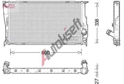 DENSO Chladi vody DEN DRM05003, DRM05003