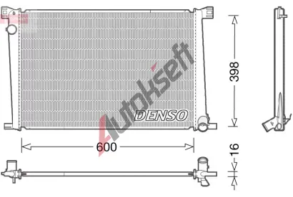 DENSO Chladi vody DEN DRM05007, DRM05007