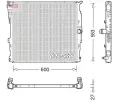 Chladi vody DENSO ‐ DEN DRM05008