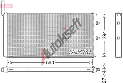 DENSO Chladi� vody DEN DRM05009, DRM05009