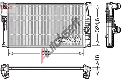 DENSO Chladi vody DEN DRM05017, DRM05017