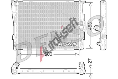 DENSO Chladi vody DEN DRM05073, DRM05073