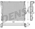 Chladi vody DENSO ‐ DEN DRM05090