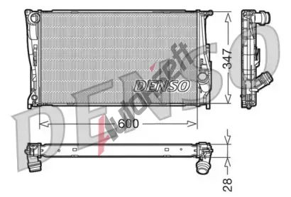 DENSO Chladi vody DEN DRM05111, DRM05111