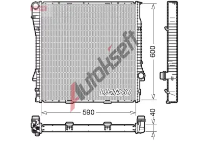 DENSO Chladi vody DEN DRM05112, DRM05112