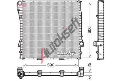 DENSO Chladi vody DEN DRM05113, DRM05113