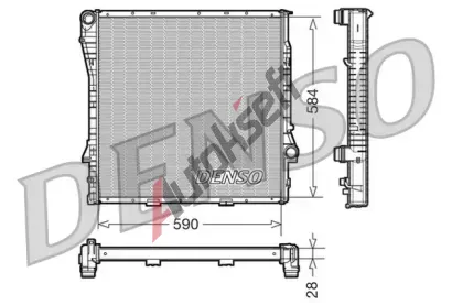 DENSO Chladi vody DEN DRM05115, DRM05115