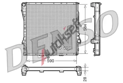 DENSO Chladi vody DEN DRM05116, DRM05116