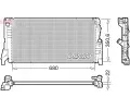 Chladi vody DENSO ‐ DEN DRM05118